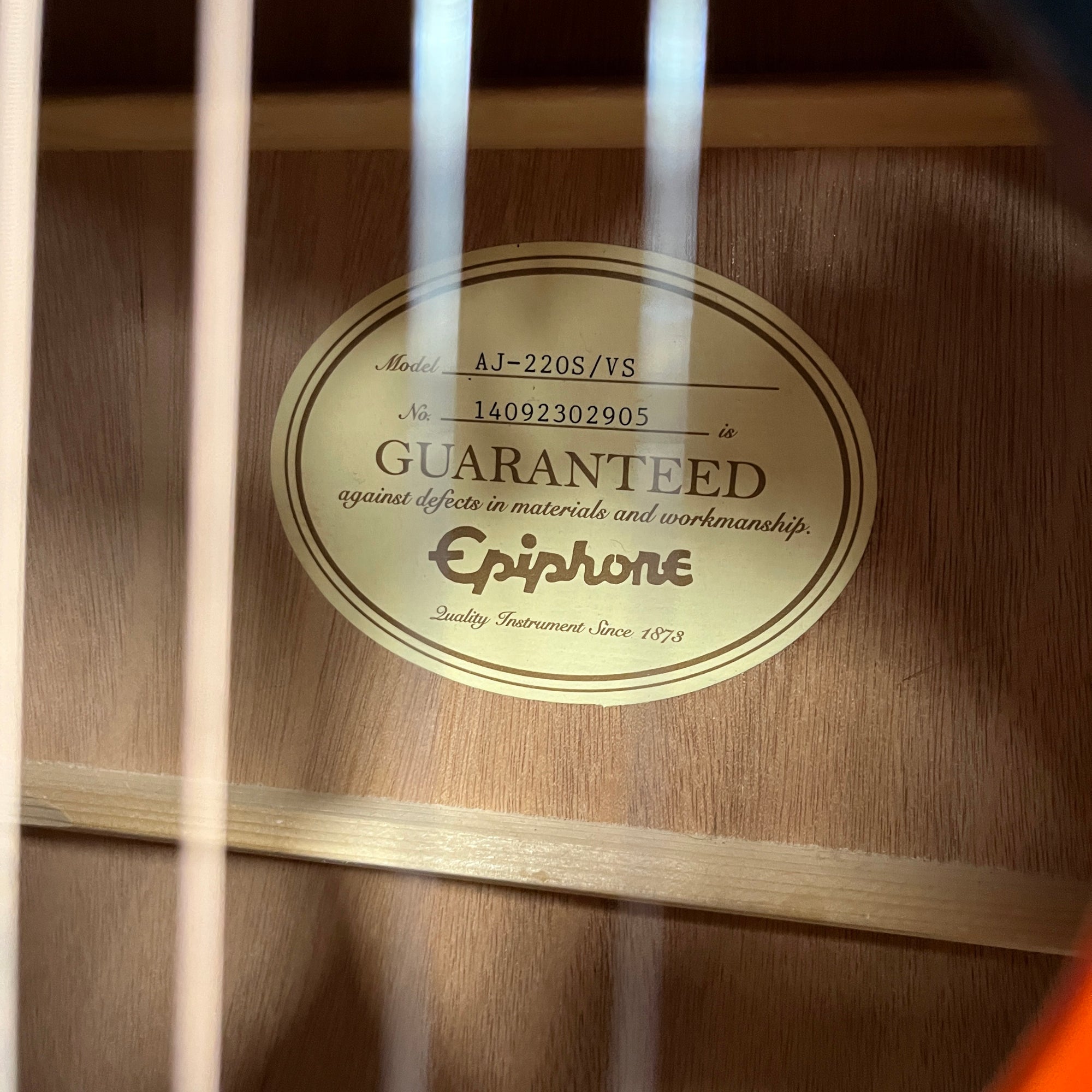 Epiphone AJ220S Acoustic Guitar