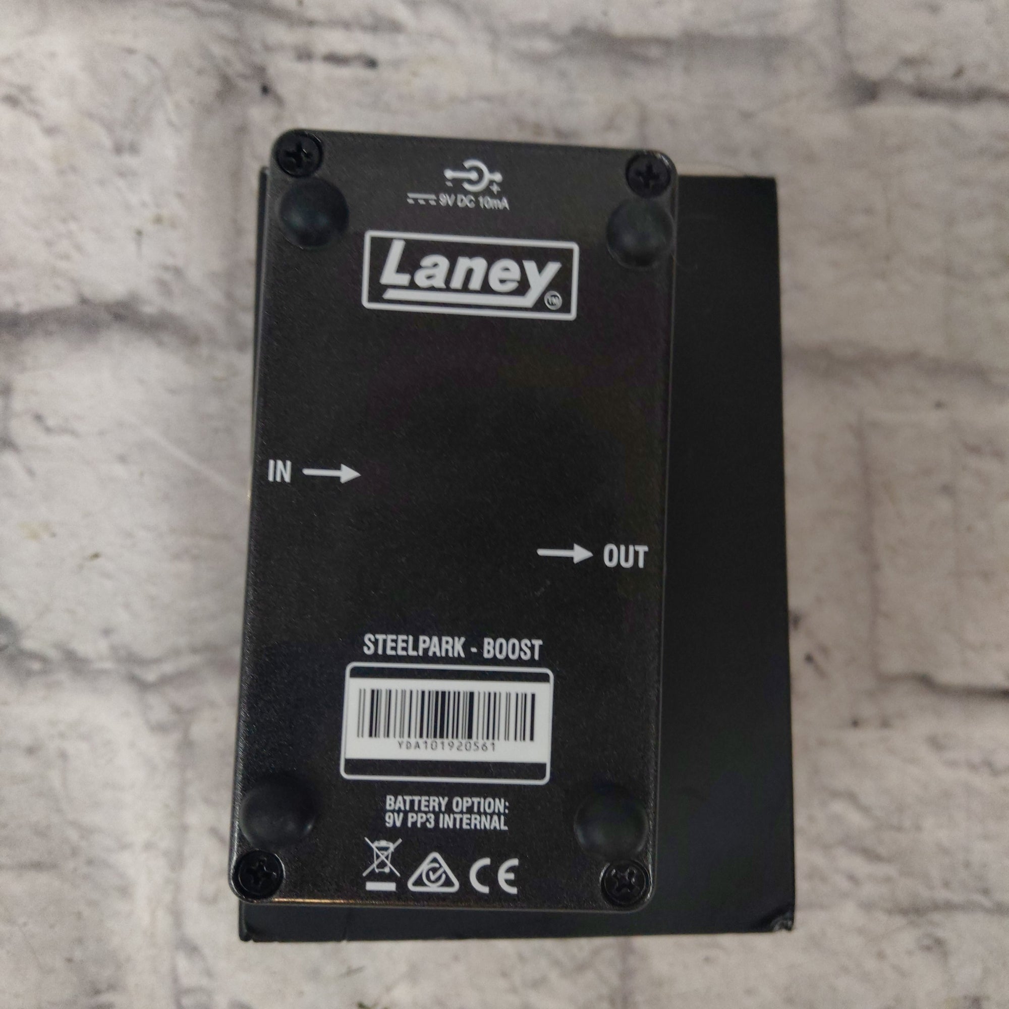 Laney Black Craft Customs SteelPark Boost Overdrive pedal