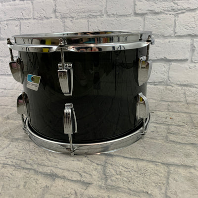 1970s Ludwig Vistalite 13X9" Mounted Tom Smoke