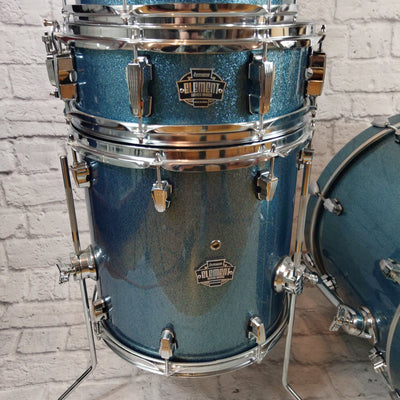 Ludwig Element Pelham Blue Sparkle 5 Piece Drum Kit