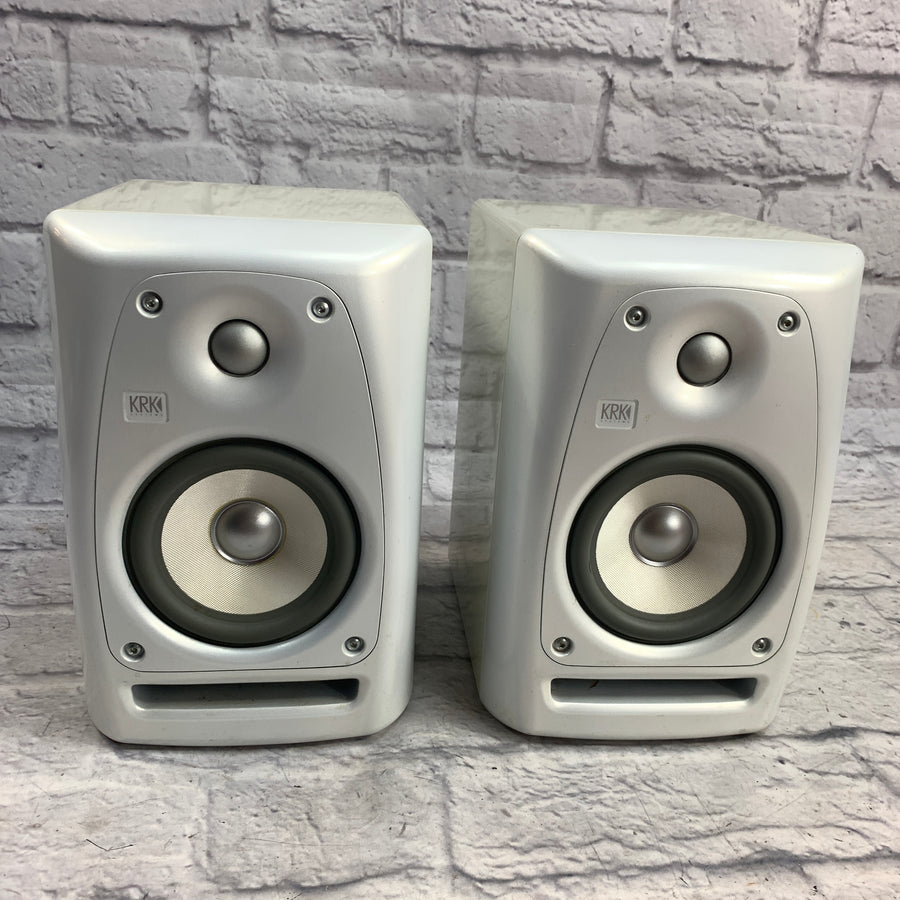 KRK Rokit RPG2 White Studio Monitor Pair