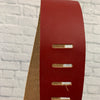 Levy's Red Leather 2.5" Guitar Strap