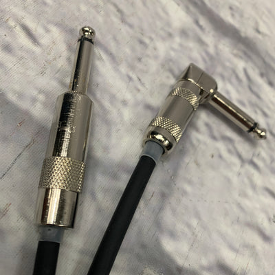 Custom 1/4" TS Straight to Right-Angle Instrument Cable - 20'