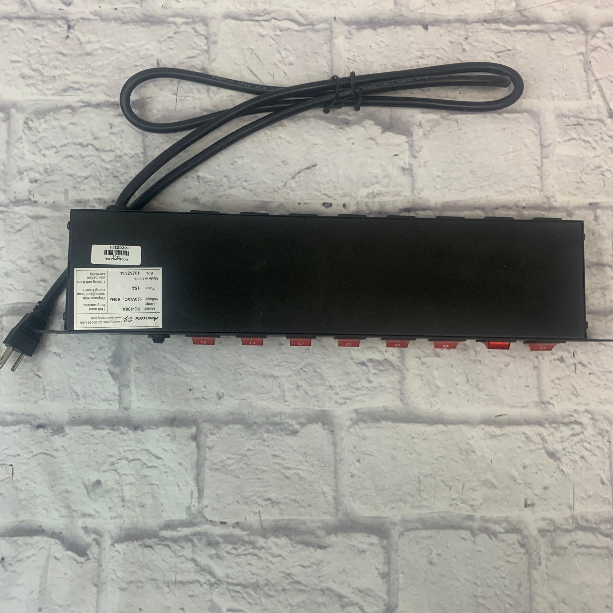 ADJ PC 100A Rack Mount Power Power Strip