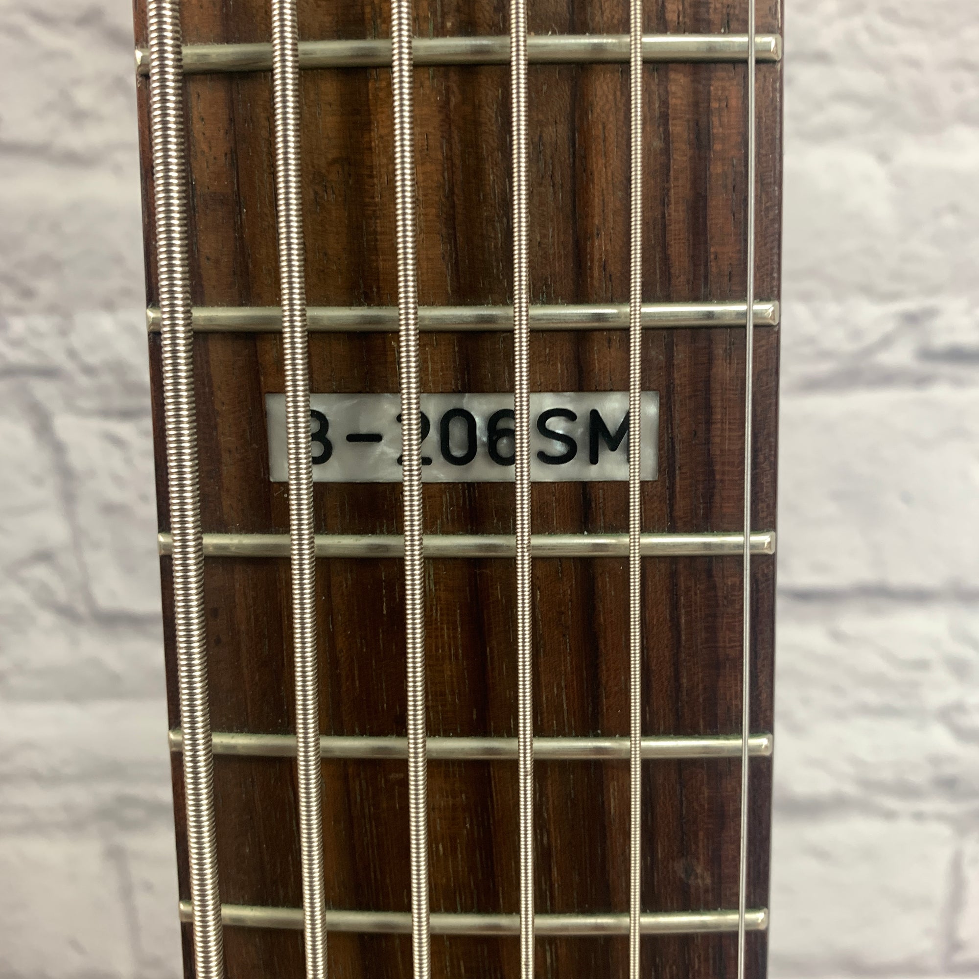 LTD B206FM 6 String Bass with Flame Top