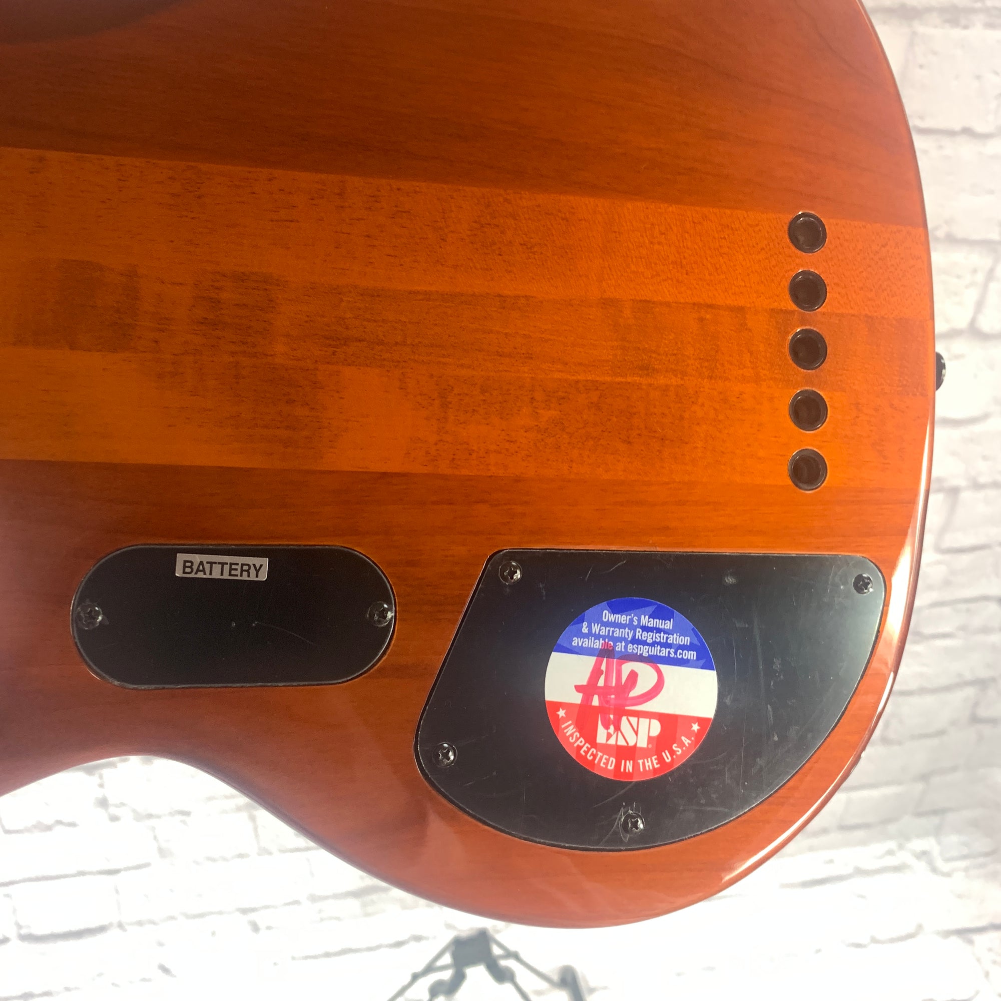 LTD BB-1005 Bunny Brunel 5 String Bass Burnt Orange