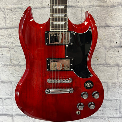 Gatto SG Style Solid Body Cherry Duncans