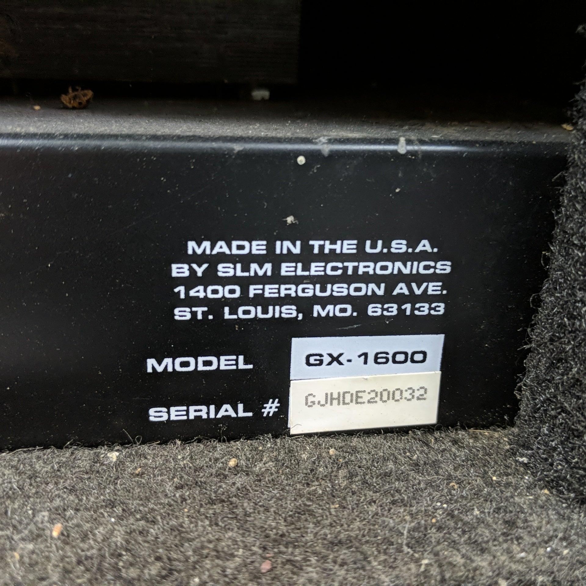 Crate GX-1600 Solid State Head