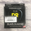 DR Black Beauties Black Colored Electric Guitar Strings 10-46