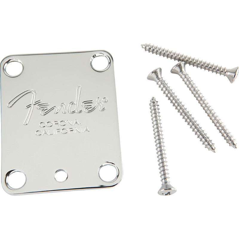 Fender P-GTNP-4C-FND-2 Neck Plate - Fender American Standard Guitar Chrome