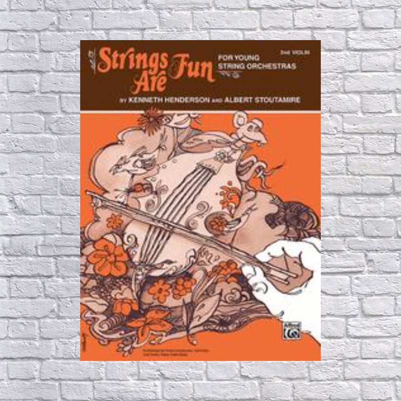 Strings Are Fun- 2nd Violin - Level 1 - Music Book