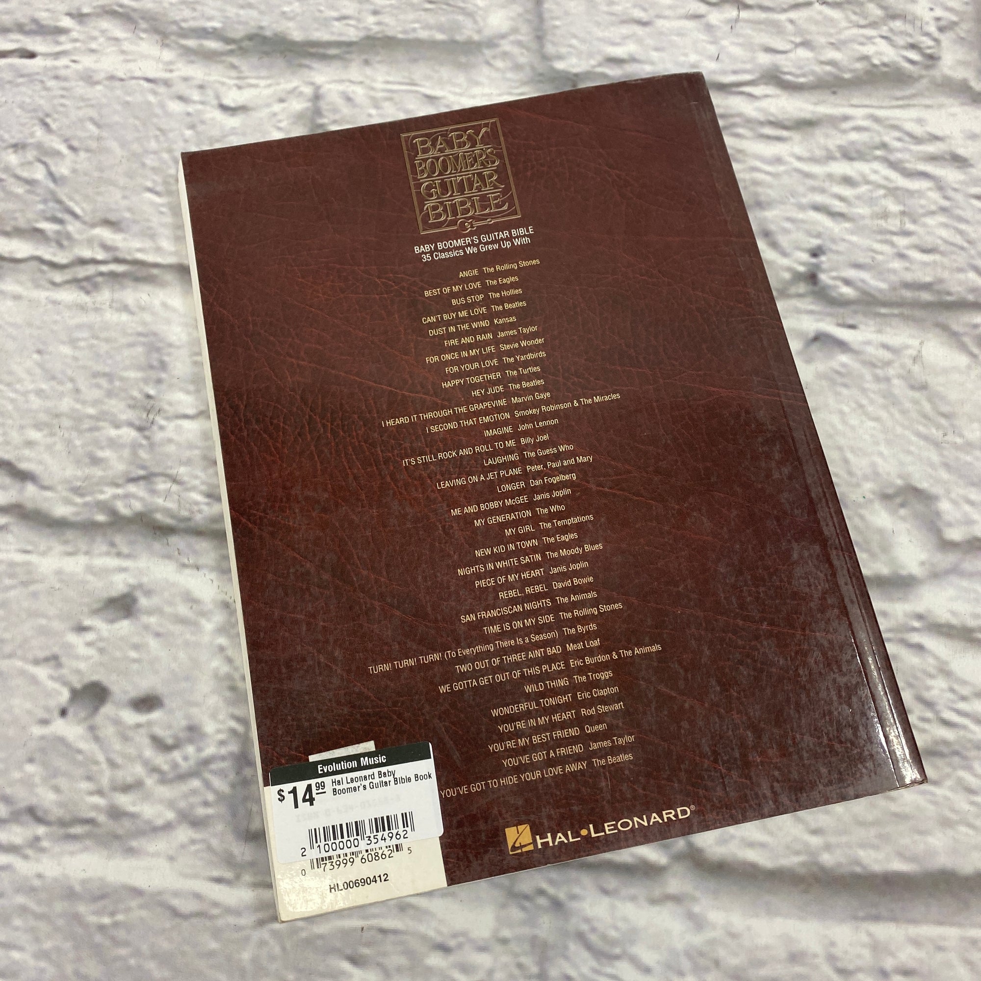 Hal Leonard Baby Boomer's Guitar Bible Book