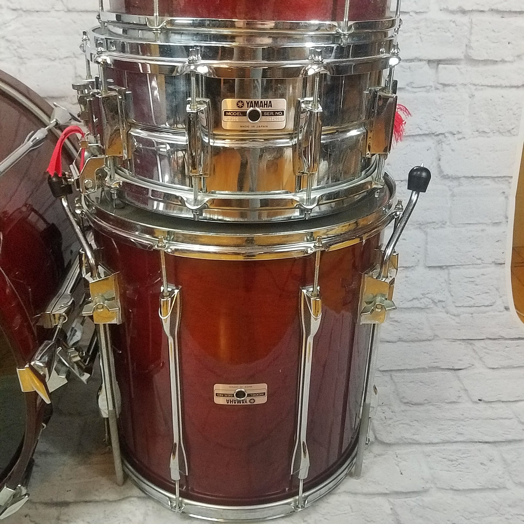 Yamaha Recording Custom 5 Piece Drum Kit 1980s MIJ - 12 13 16 22 14x6.5