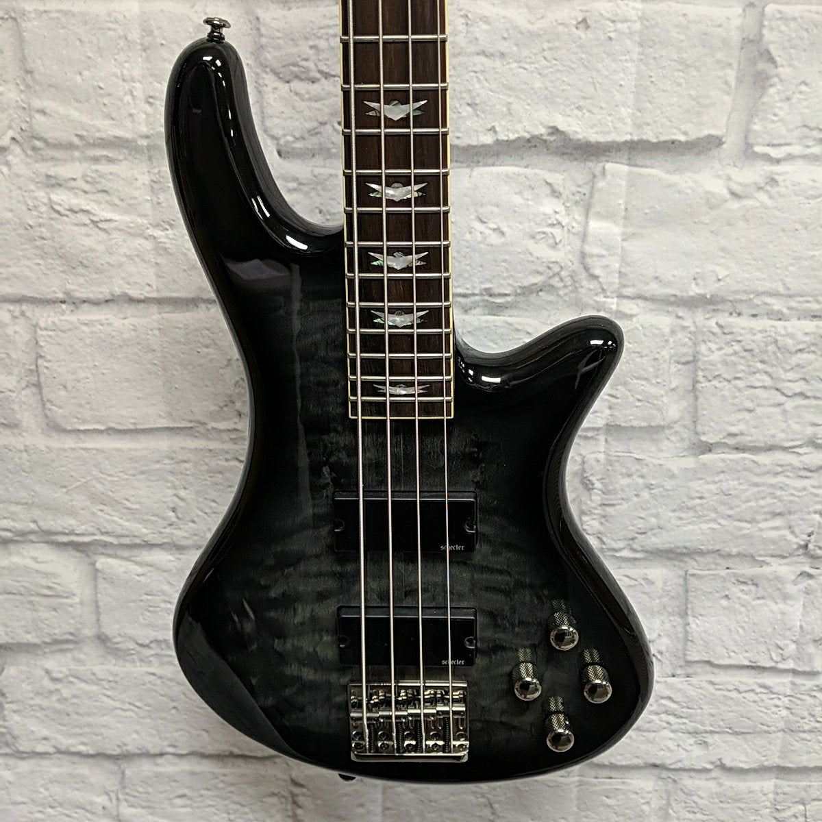 Schecter Stiletto Extreme-4 Active 4-String Bass See-Thru