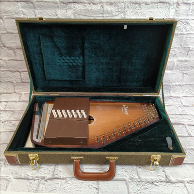 Oscar Schmidt 21-C-R Autoharp with Hard Case ca 1979