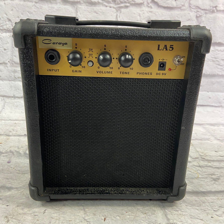 Caraya LA5 9V Battery Powered Guitar Combo Practice Amp