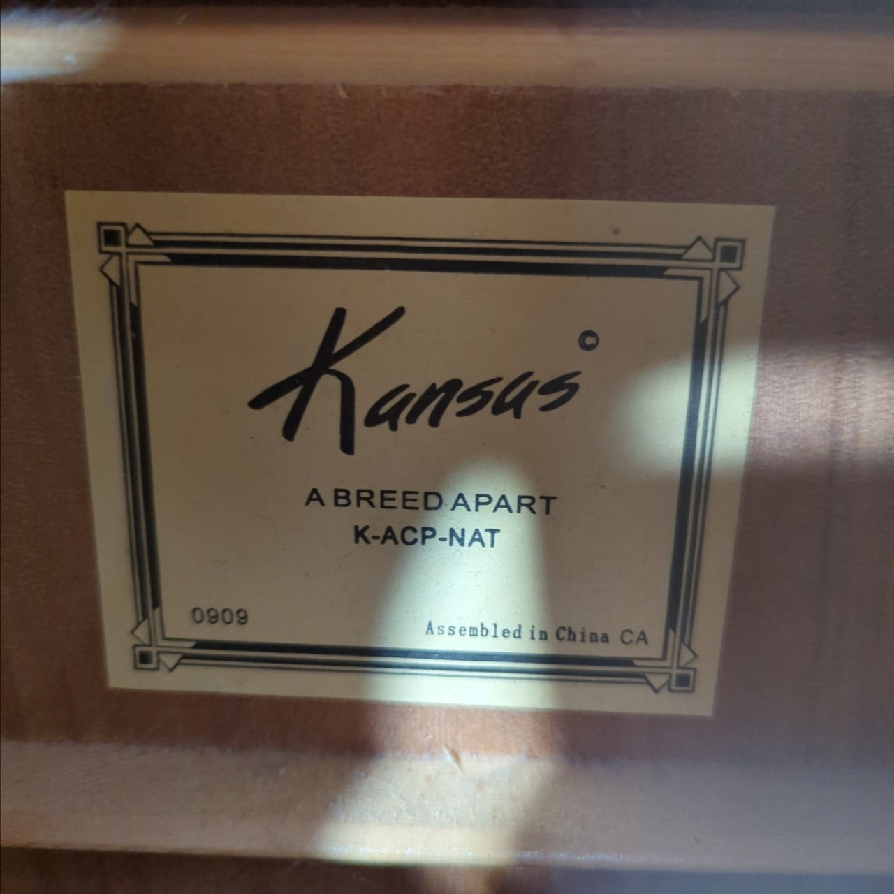 Kansas K-ACP-NAT Acoustic Guitar