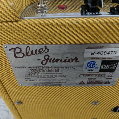 Fender Blues Junior Limited Edition Tweed Tube Guitar Combo Amp with Jenson