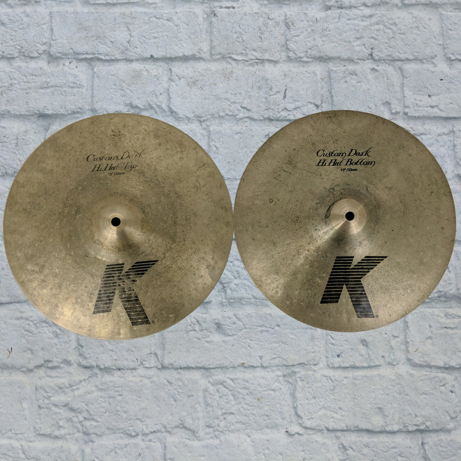Zildjian K Custom 13" Dark Hi-Hat Pair