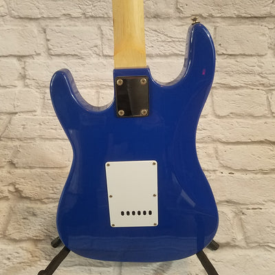 California Strat Style Electric Guitar - Blue