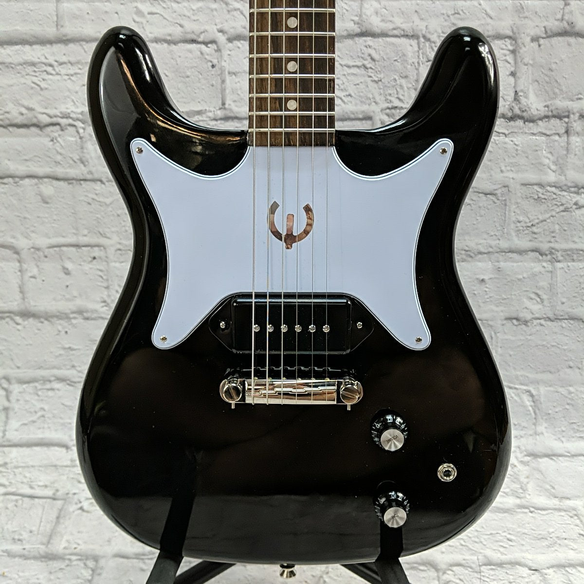 美品 Epiphone エピフォン Coronet ebony ギター ブラック Epi Coronet Ebony – Motor City Guitar