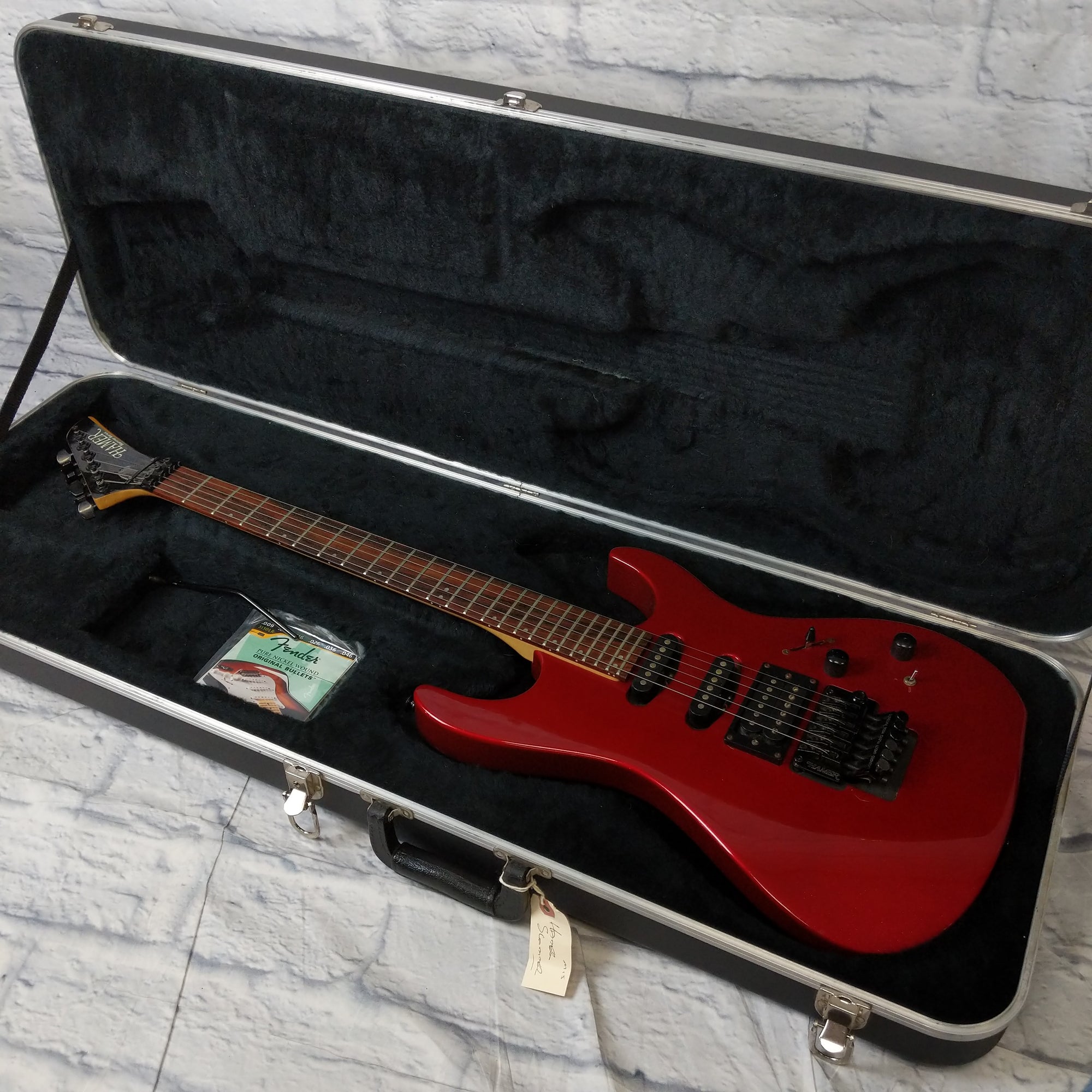 Hamer Slammer Series Centaura Red Sparkle Electric Guitar - Evolution Music