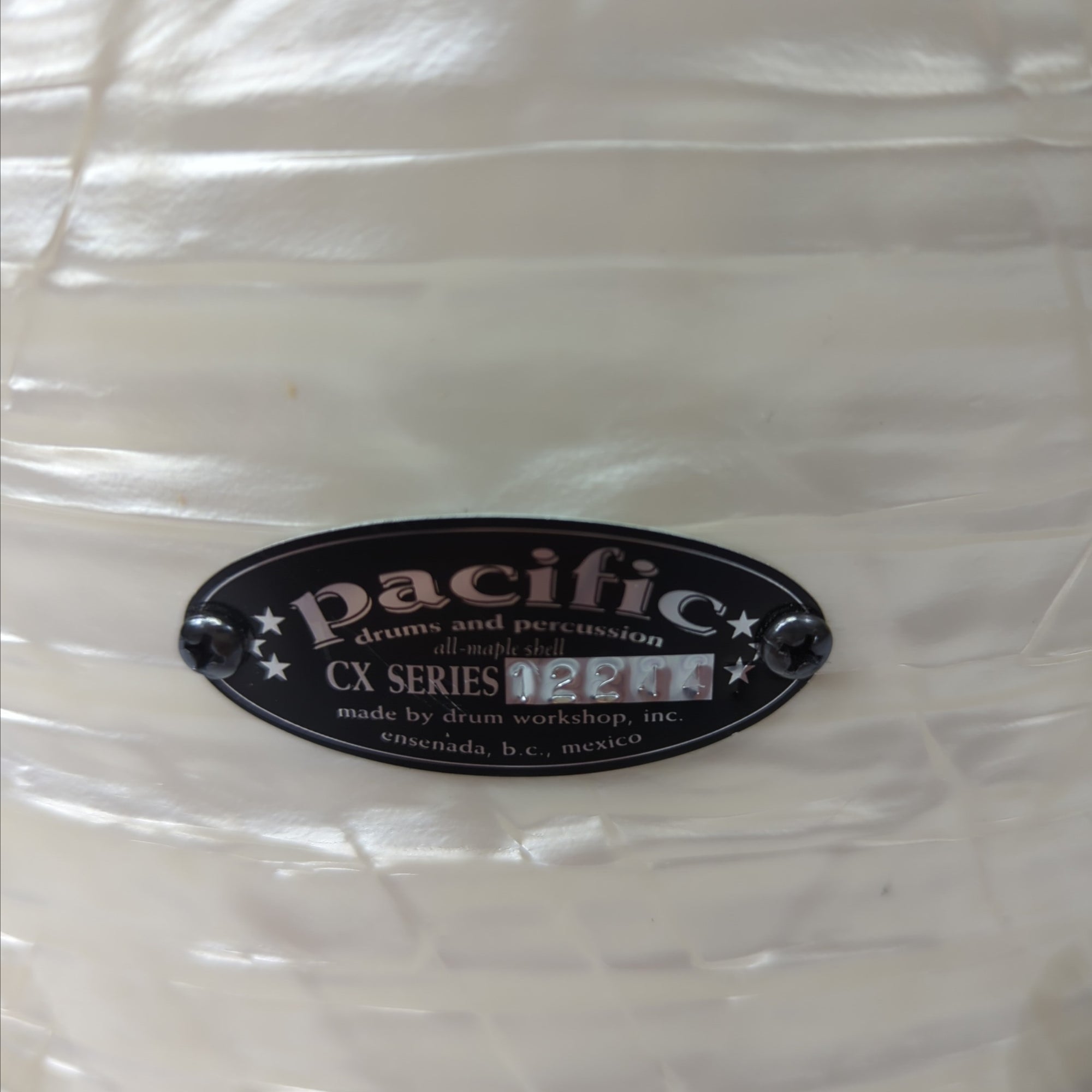 Pacific By DW CX Series 14 X 12” Tom Drum PDP - White Onyx
