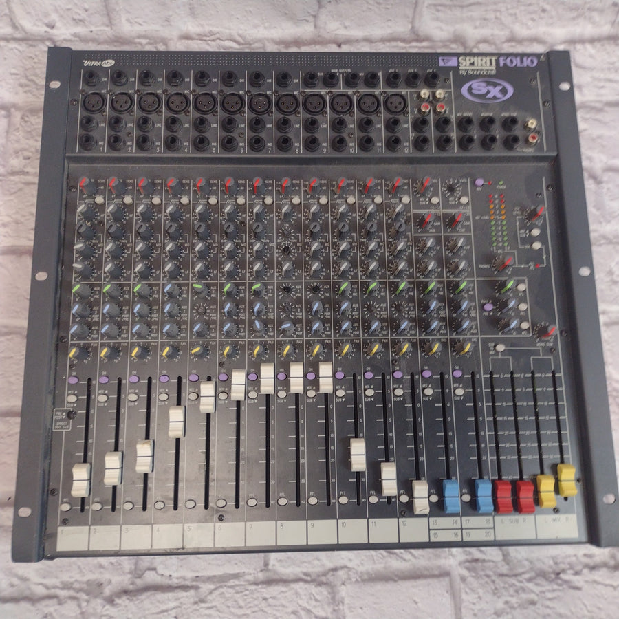 Soundcraft Spirit Folio SX Mixer NO POWER SUPPLY