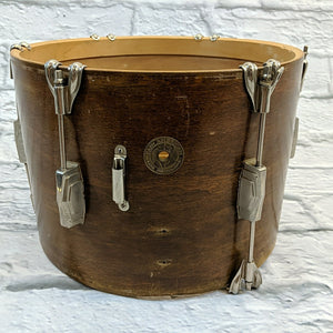 Vintage 1950s Ludwig Pan American 10x14 Mahogany Project Drum Shell