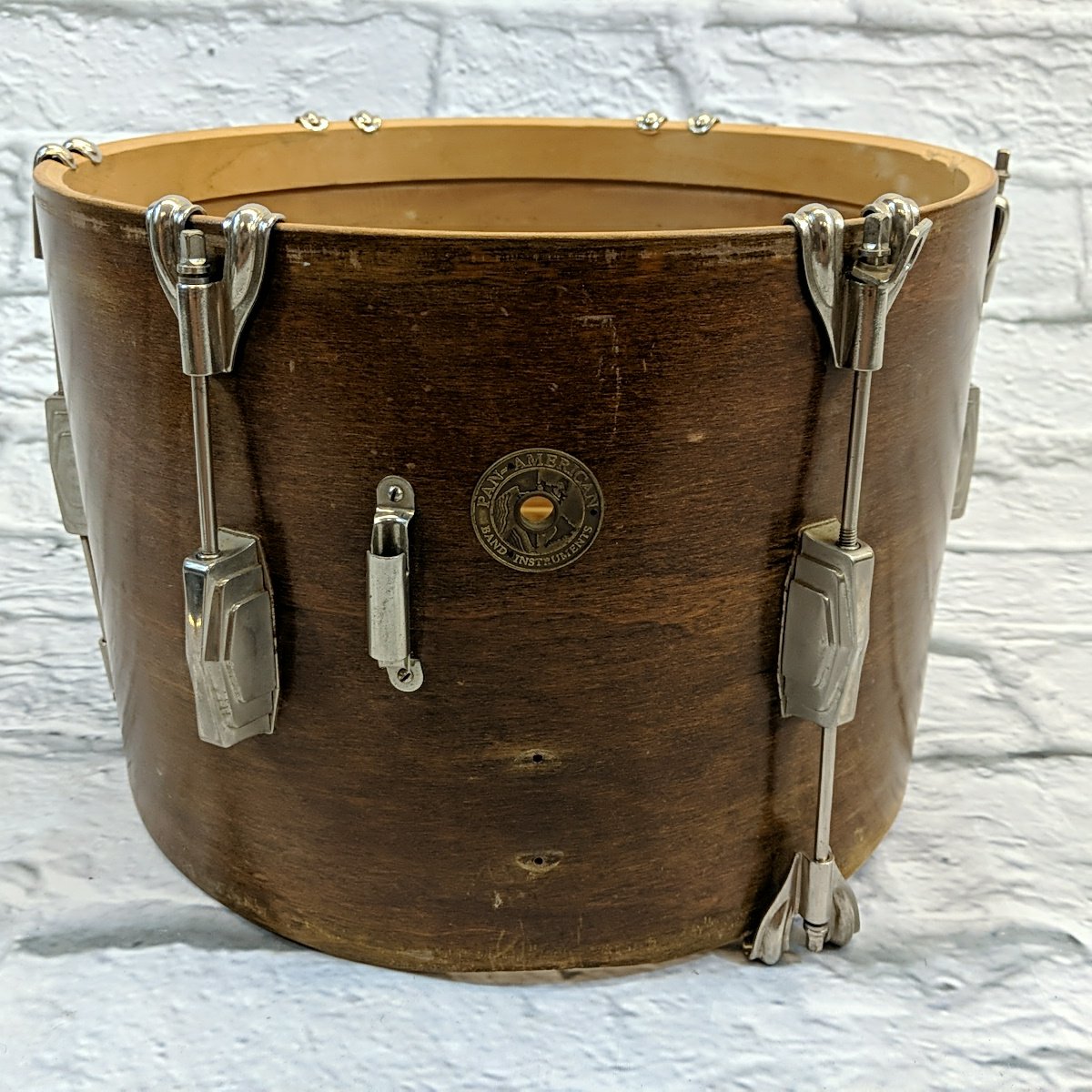 Vintage 1950s Ludwig Pan American 10x14 Mahogany Project Drum Shell