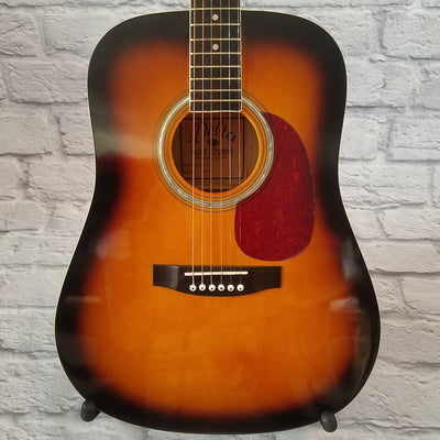 Delta Sunburst Acoustic Guitar - New Old Stock!