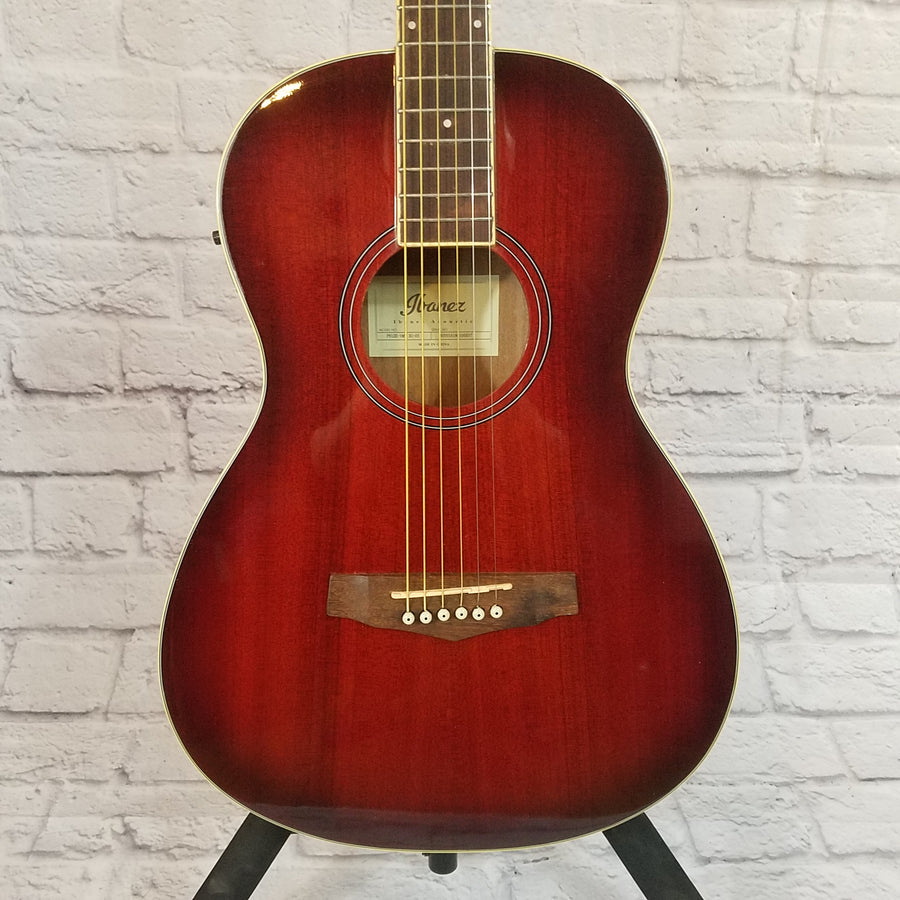 ** Ibanez PN12E VMS Vintage Mahogany Sunburst Acoustic-Electric Parlor Guitar