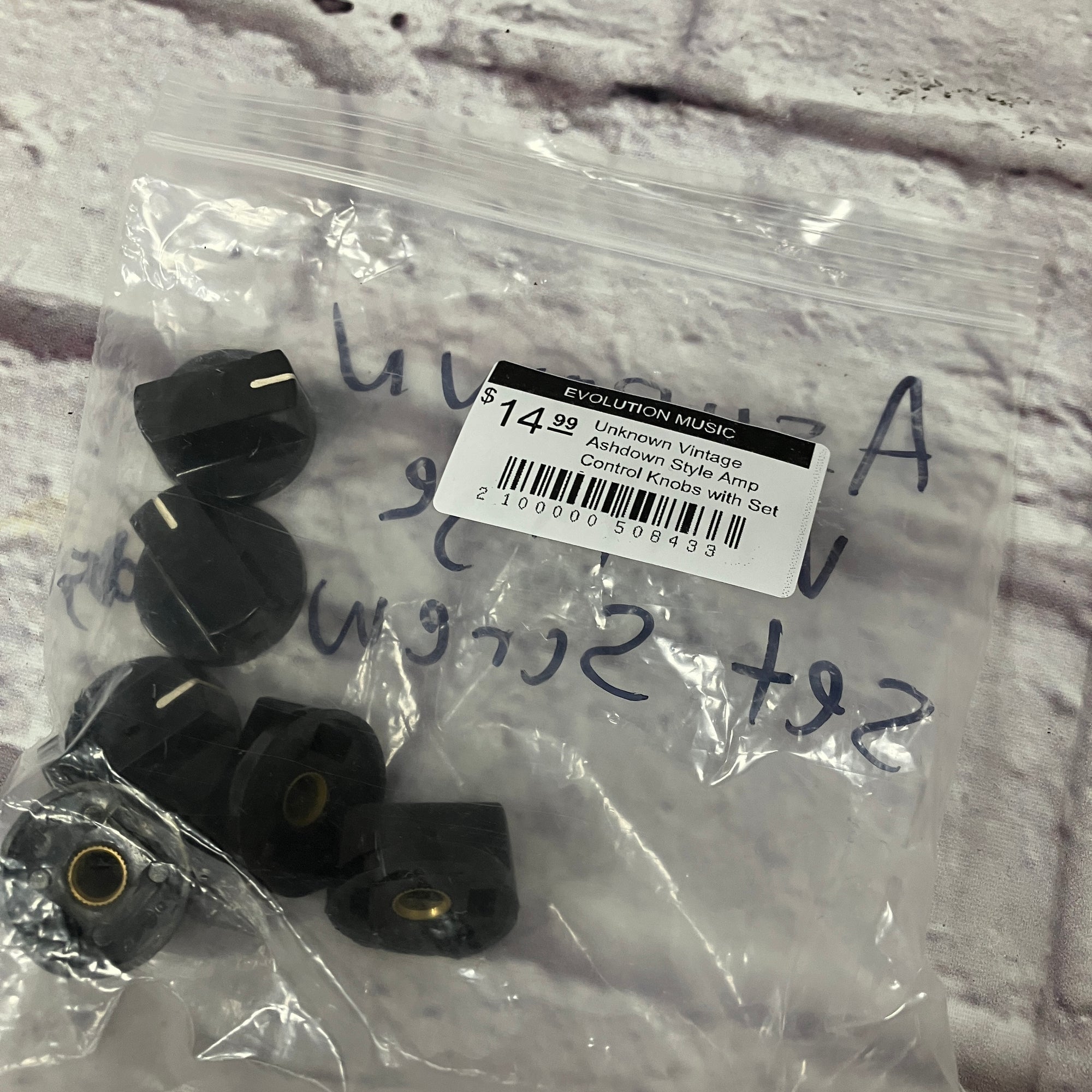 Unknown Vintage Ashdown Style Amp Control Knobs with Set Screw
