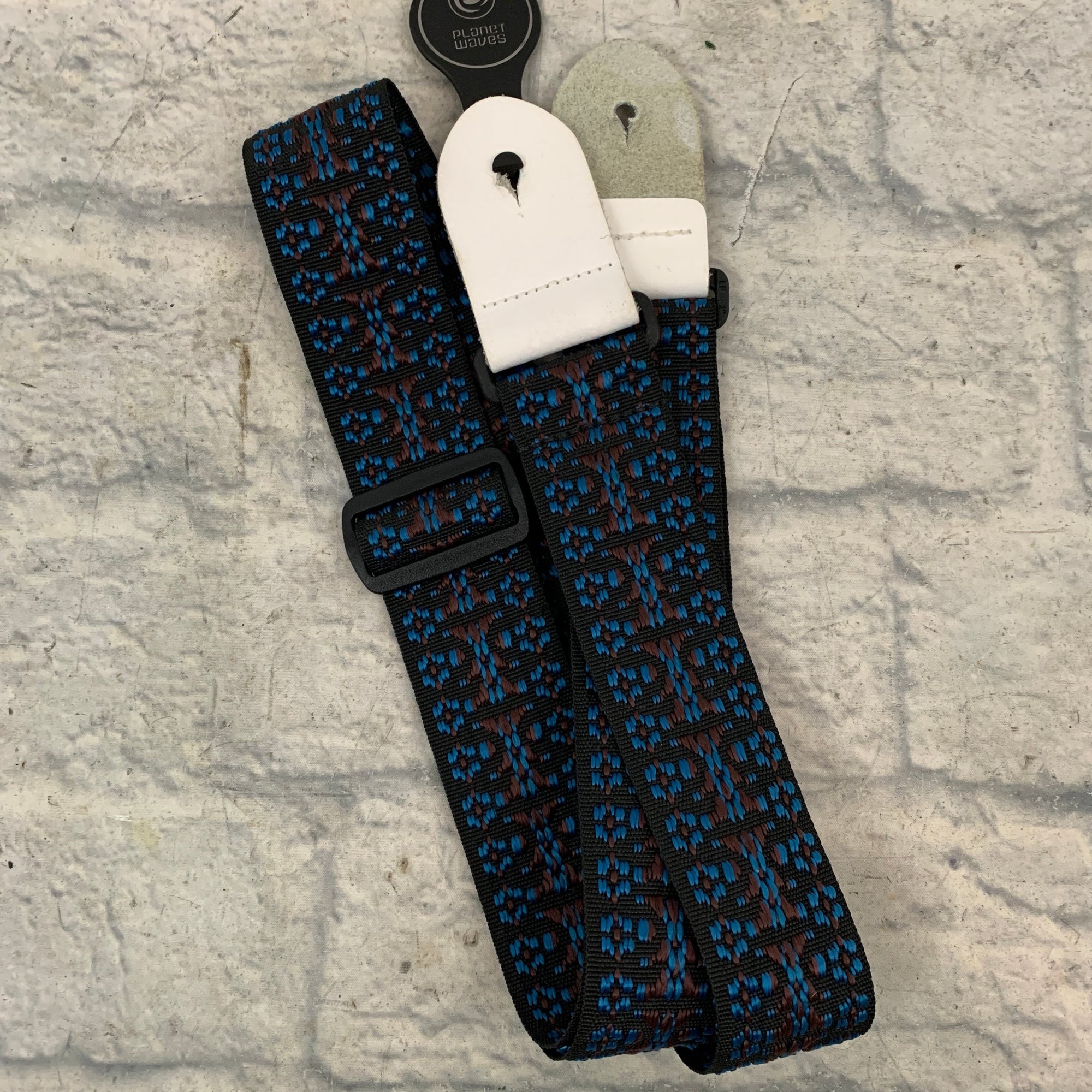Unknown Blue / Brown Embroidered Strap