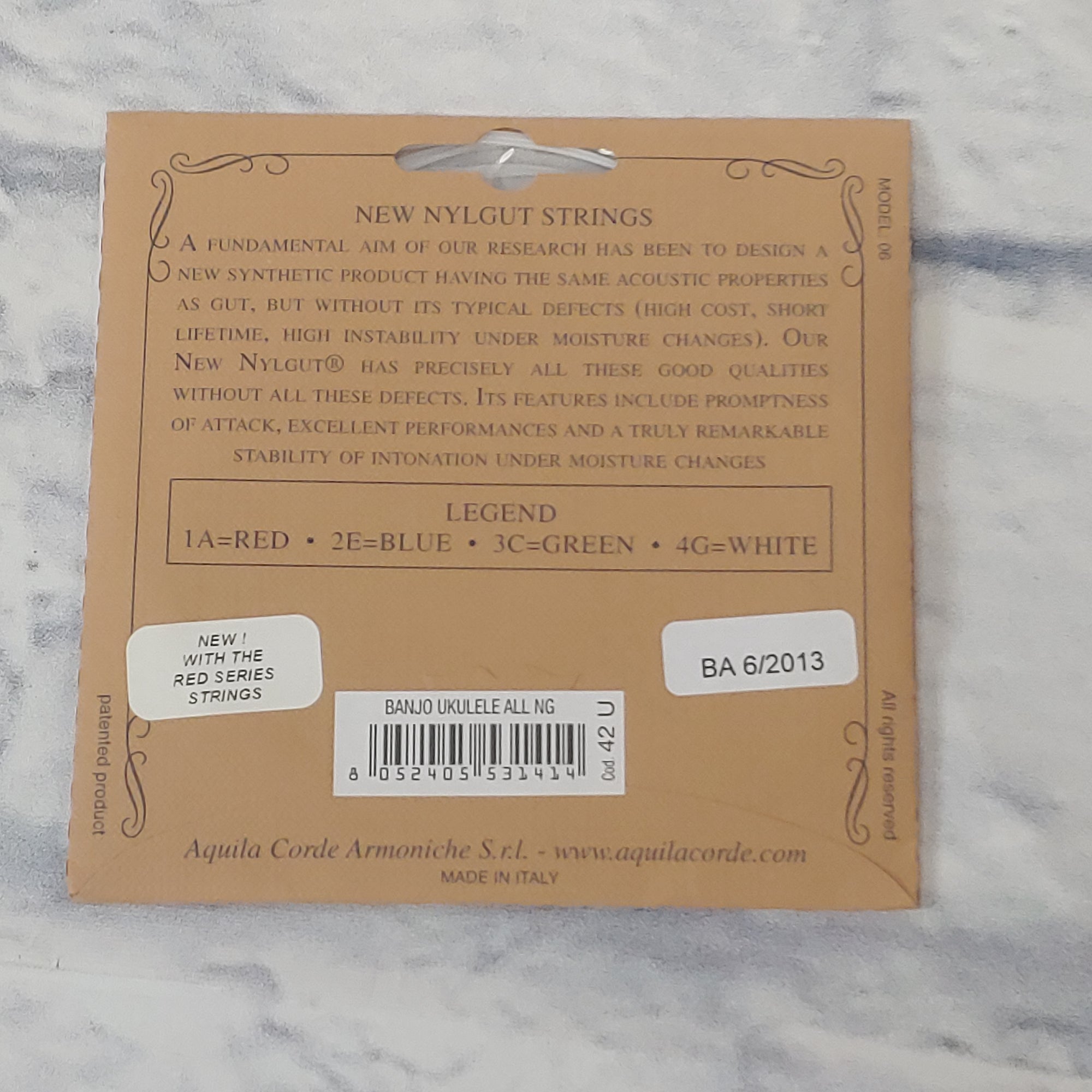Aquila Banjo Ukulele All NG Ukulele Strings