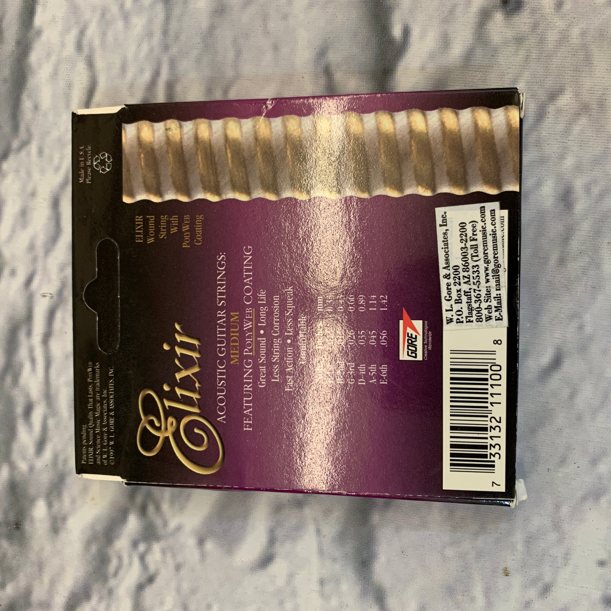Elixir Medium 13-56 Acoustic Guitar Strings