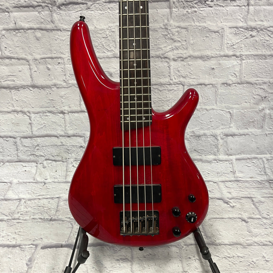 Ibanez SR305DX 5 String Bass Transparent Red