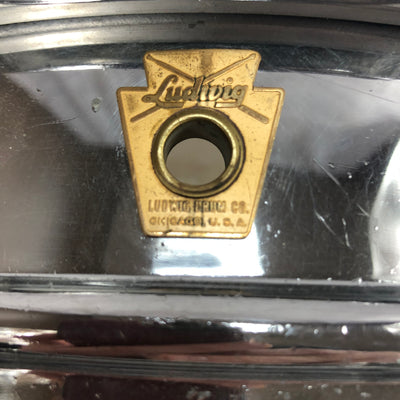Vintage 1960s Ludwig 14 x 5 Super Sensitive Snare Drum