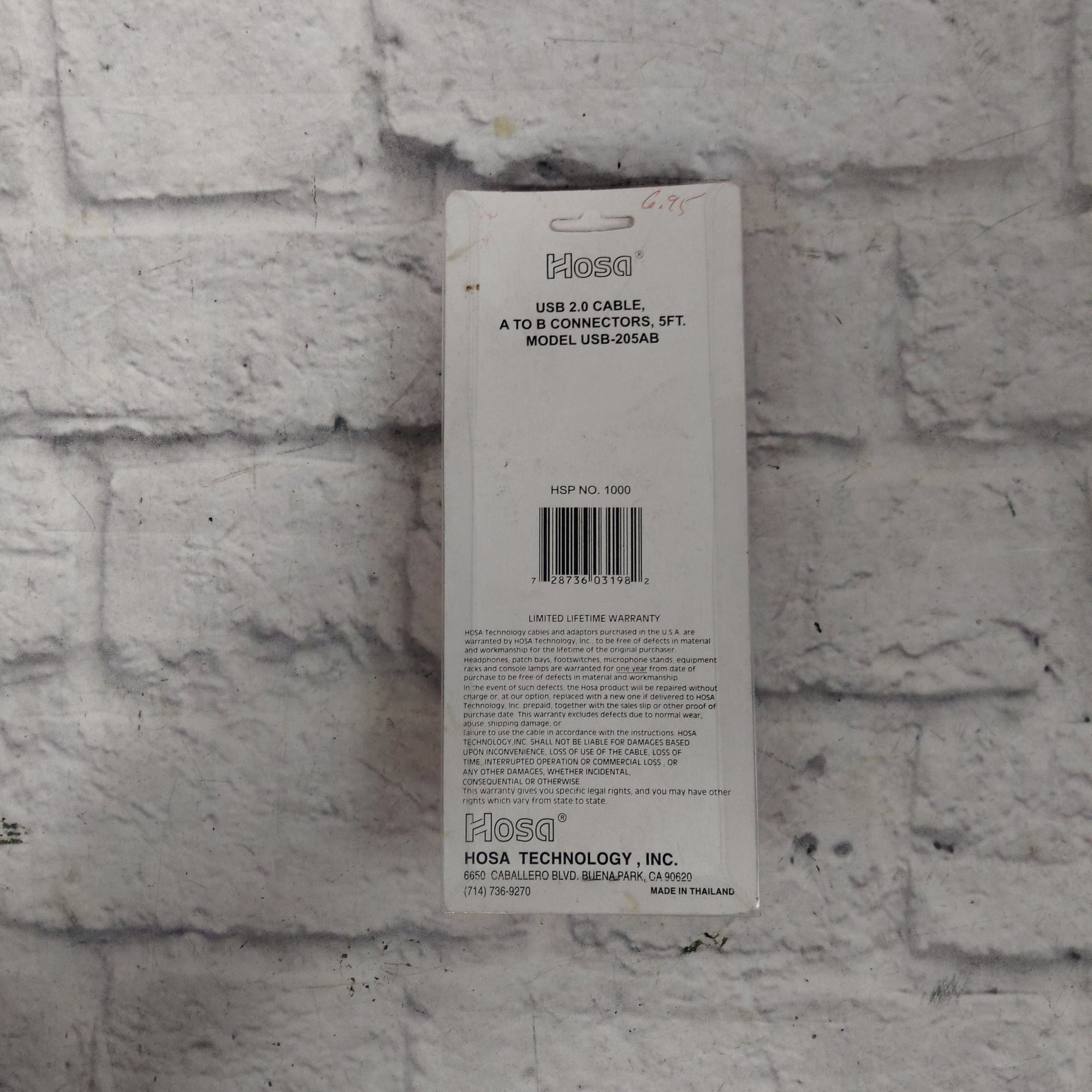 Hosa USB-205AB Cable