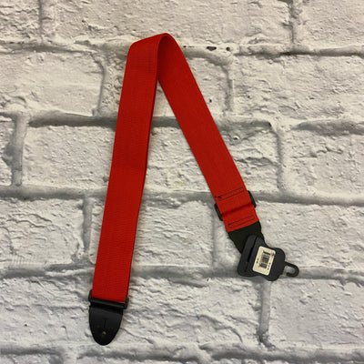 LM Products PS-4H Cross Guitar Strap - Red
