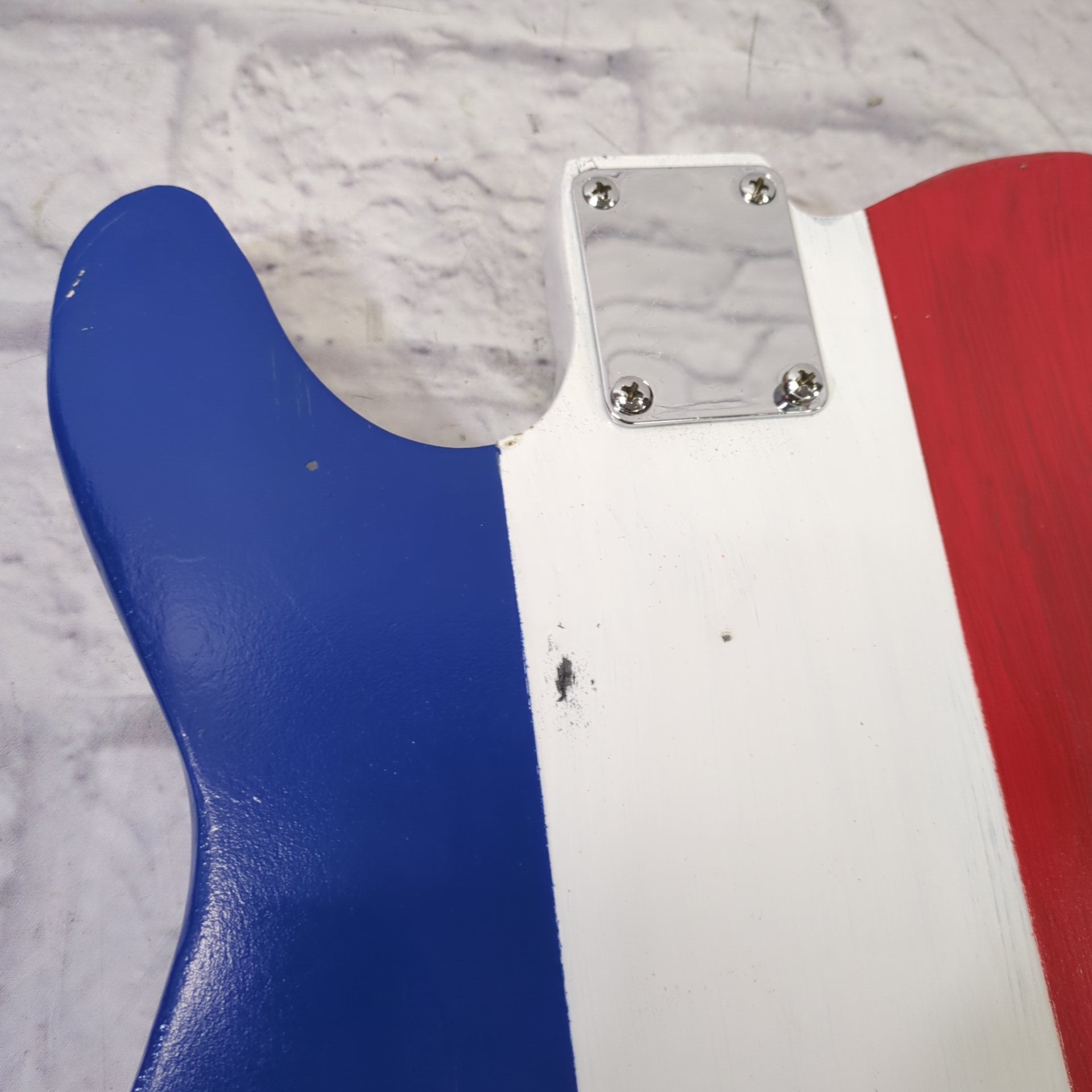 Unknown Red White Blue Telecaster Body