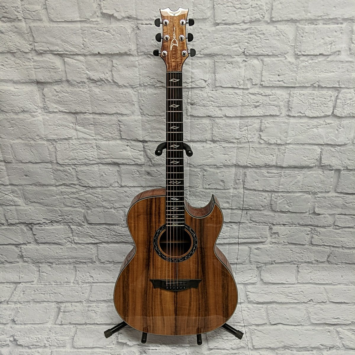 Dean Exibition Acoustic Electric Guitar Koa