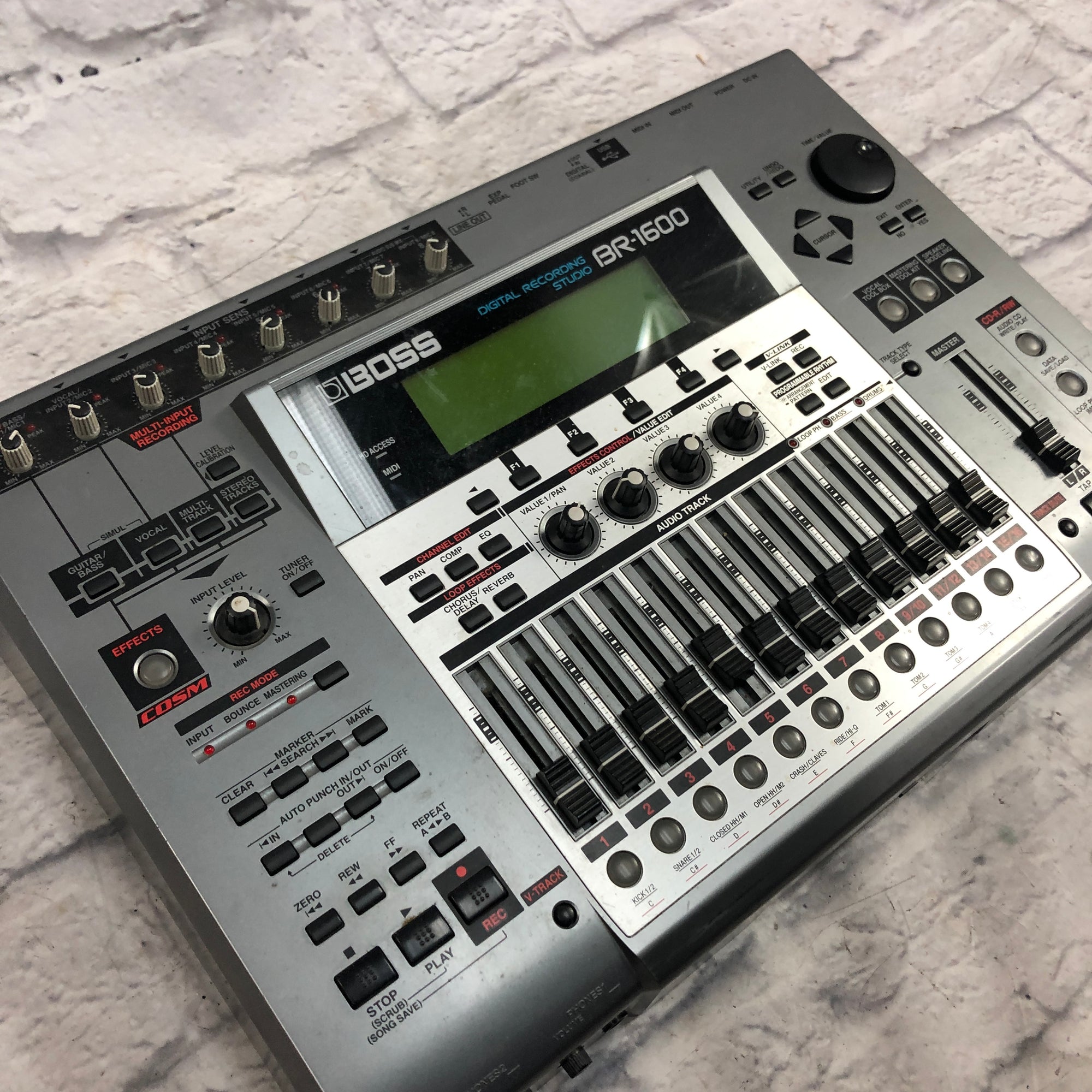 Boss Roland BR-1600 CD Multitrack Recorder MISSING POWER