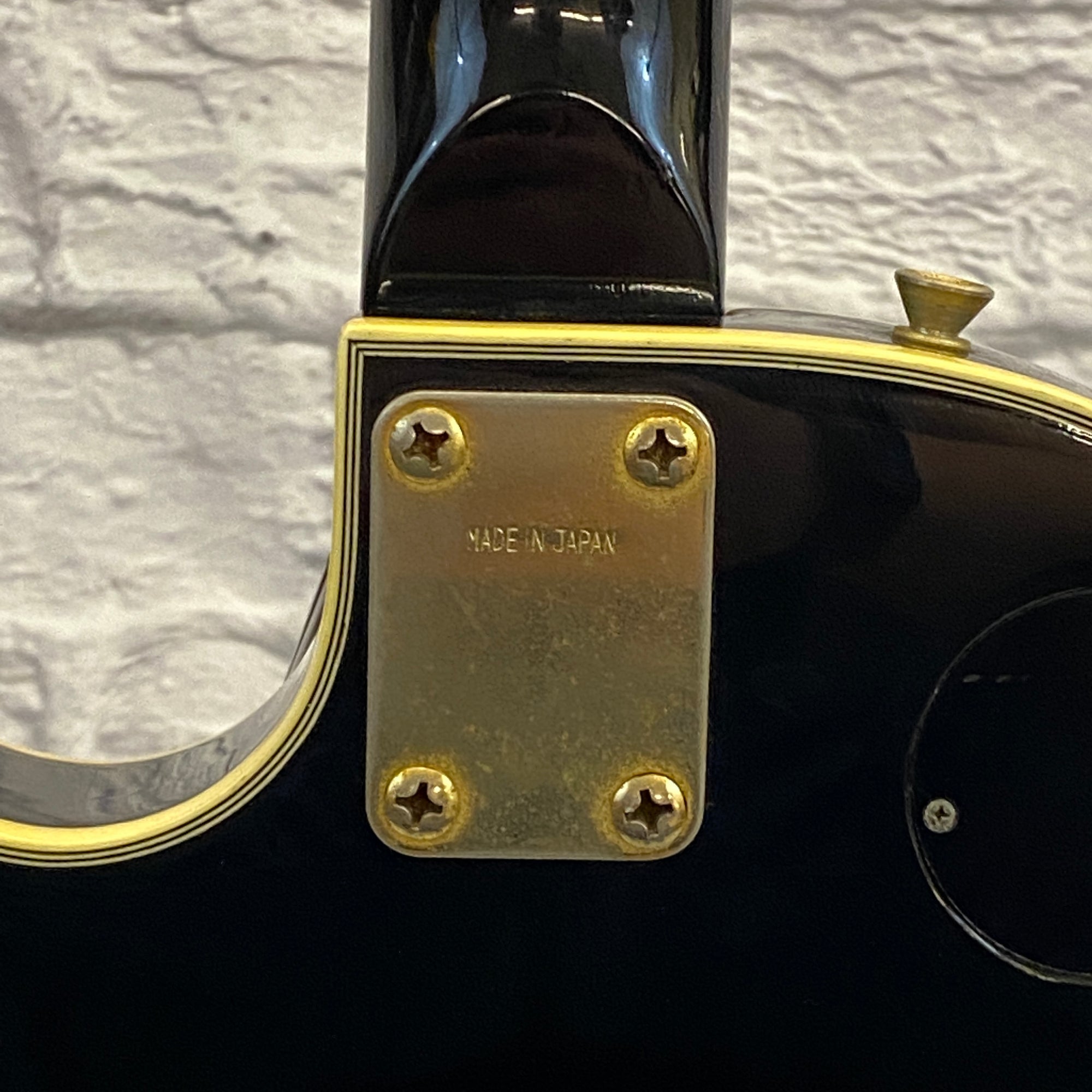 Vintage MIJ LP Style Electric Guitar Black