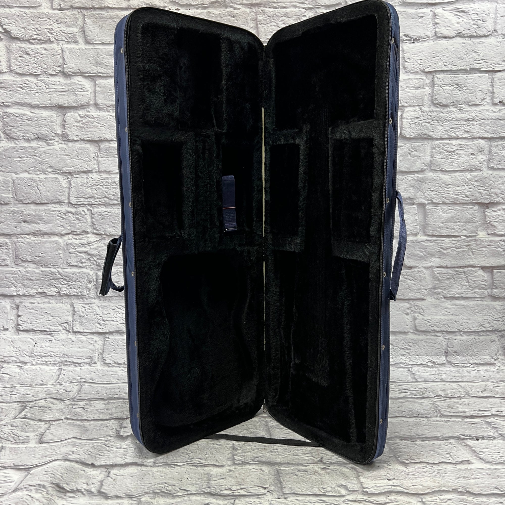 Washburn Polyfoam Electric Guitar Hard Case Blue - Fits Strat and Tele