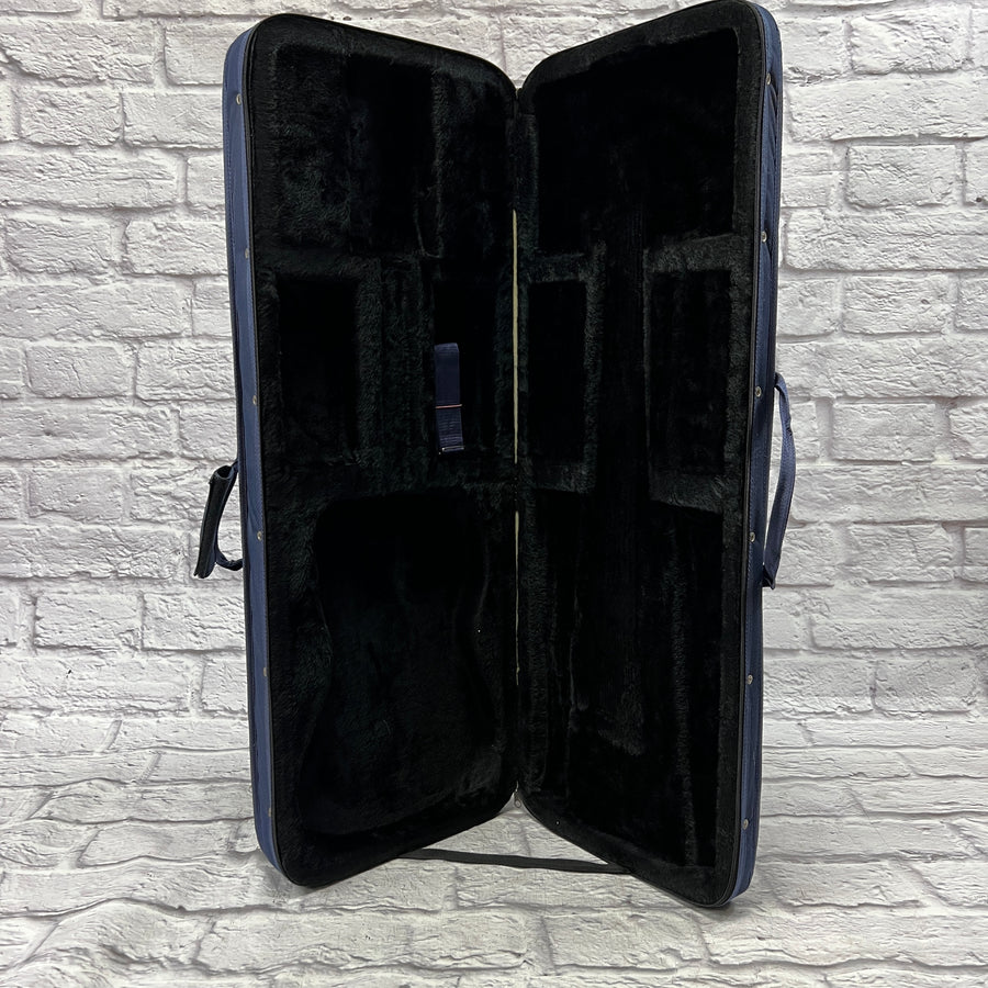 Washburn Polyfoam Electric Guitar Hard Case Blue - Fits Strat and Tele