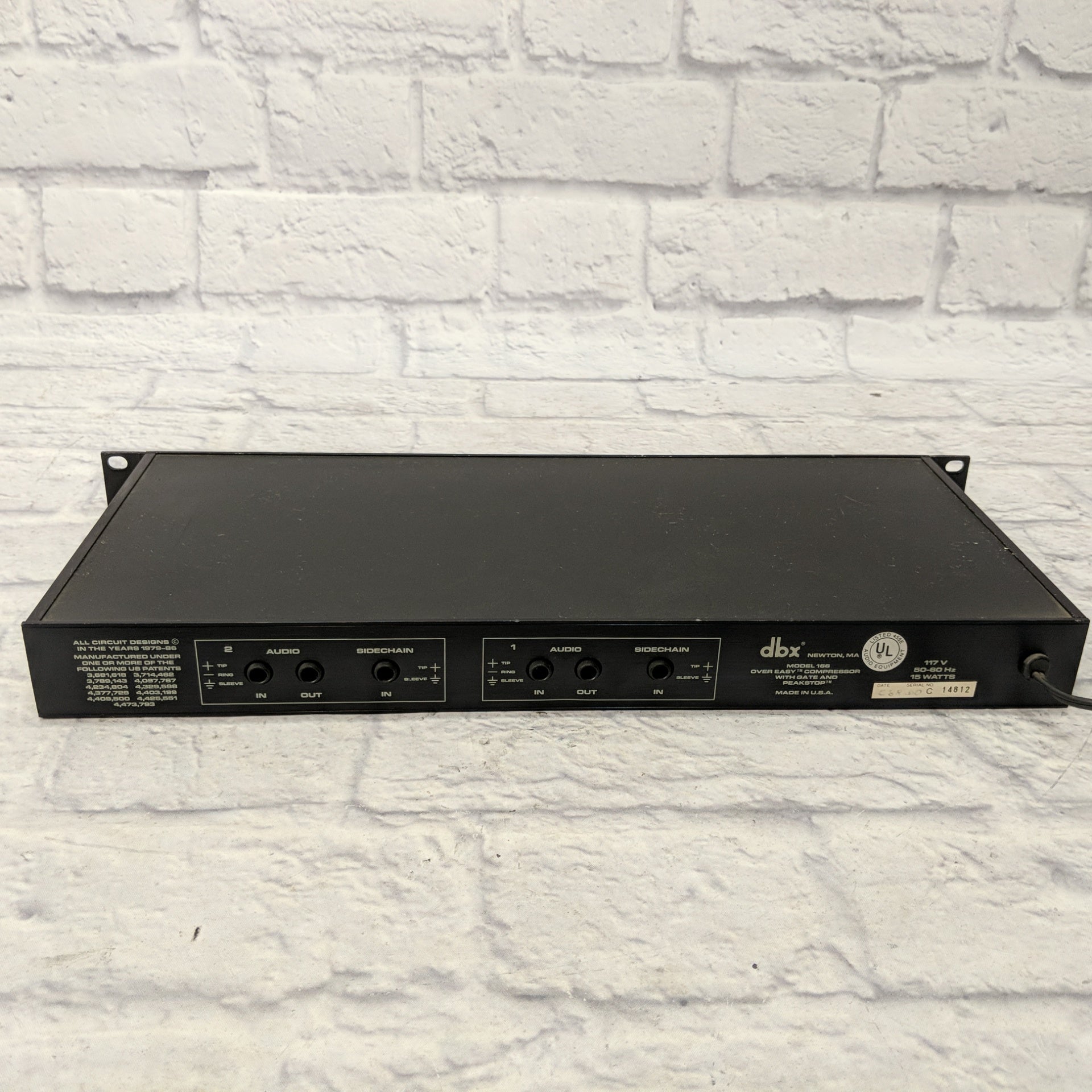 DBX 166 Comp/Gate/Limiter