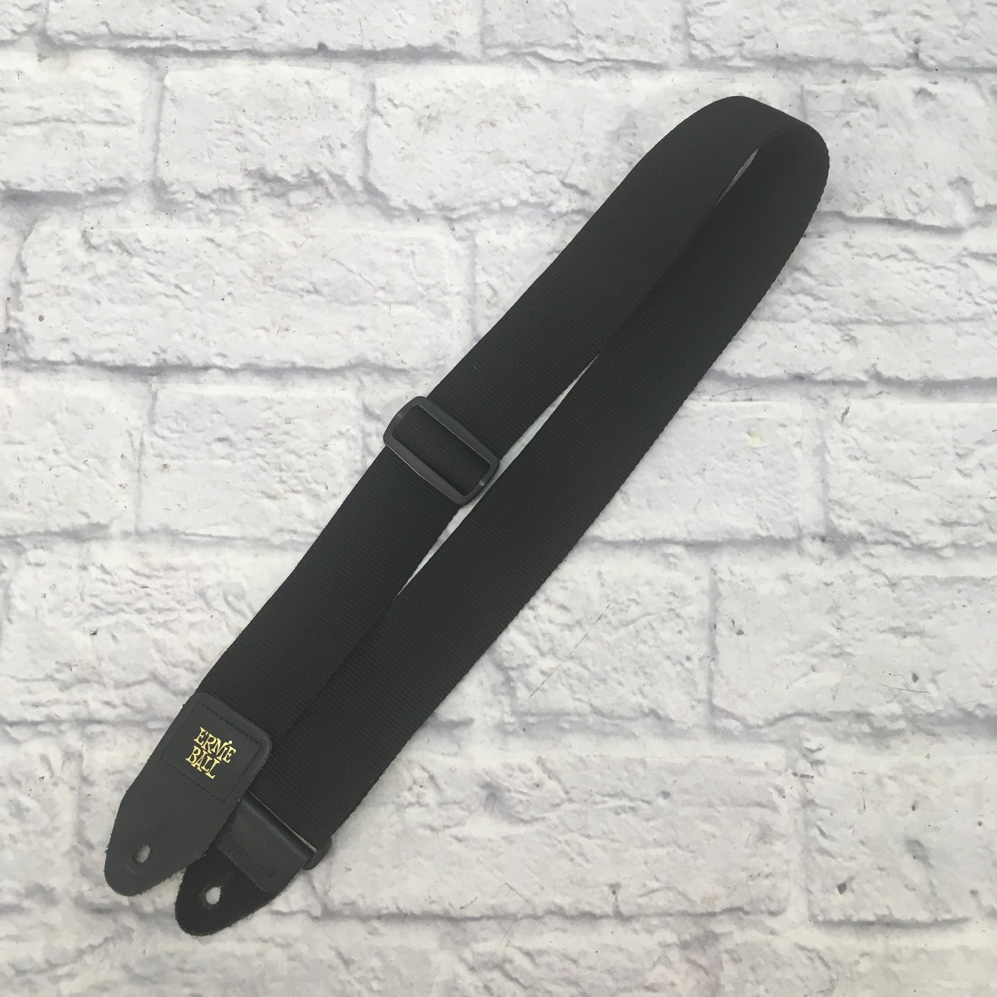 Ernie Ball Medium Width Black Nylon Guitar Strap 2