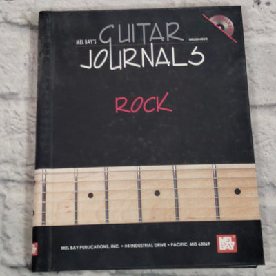 Mel Bay's Guitar Journals: Rock Hardcover Book and CD