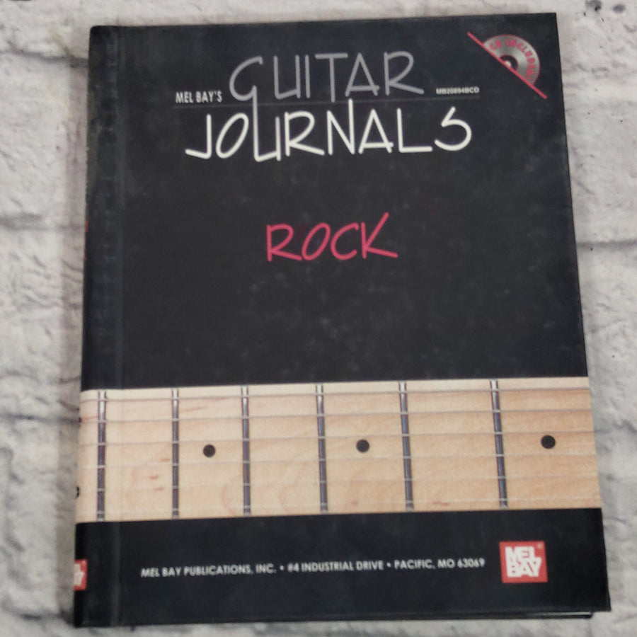 Mel Bay's Guitar Journals: Rock Hardcover Book and CD